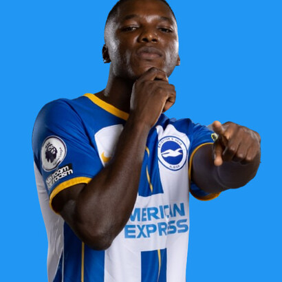 Moisés Caicedo, equatoriano, 22 anos e meio-campista do time Brighton & Hove Albion