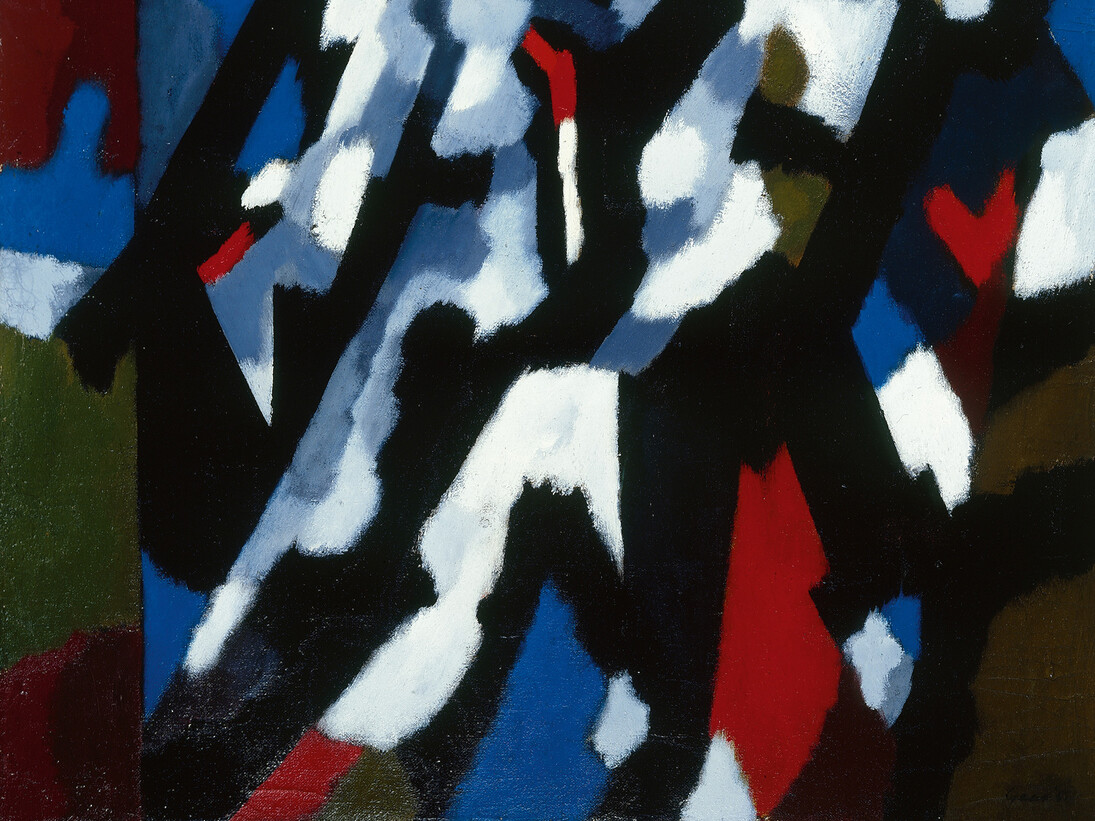 William Gear, Summer Fête (detail), 1951, The Estate of William Gear. Photographer Antonia Reeve