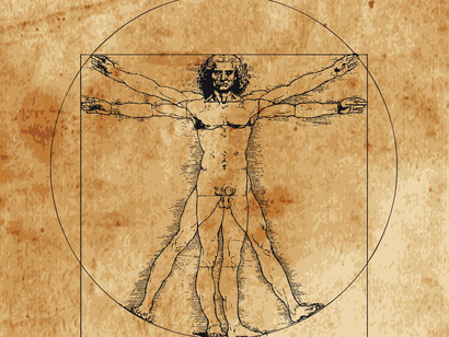 "Hombre de Vitruvio", de Leonardo Da Vinci