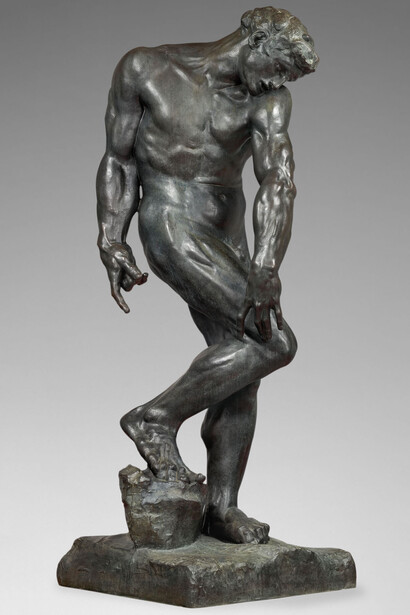 Auguste Rodin, Adam. Cortesía del Museo del Louvre 