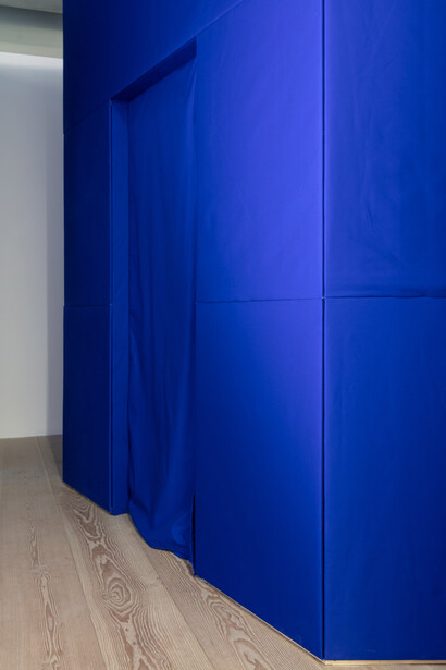 Installation view, Mark Fell, The Concept of Time is Intrinsically Incoherent, 2019. Photo: Anna Lukala, Courtesy of Focal Point Gallery
 
