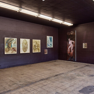 Various artists, The campus. 2025 annual exhibition, exhibition view. Courtesy of James Cohan Gallery