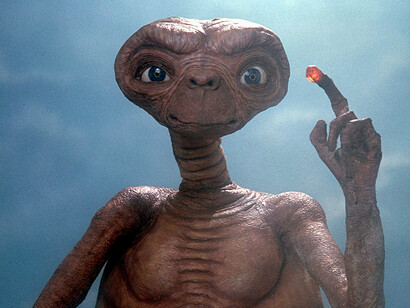 Escena de E.T., el extraterrestre