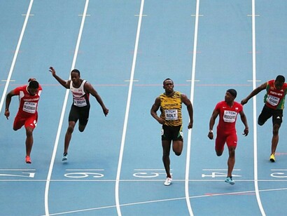 Usain Bolt en las Olimpiadas de Río 2016