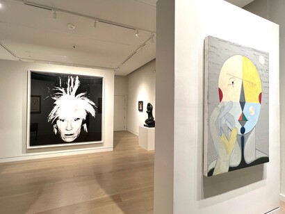 Various artists, Portraiture. From Cassatt to Freud, exhibition view. Courtesy of Acquavella Galleries 