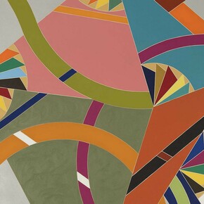 William T. Williams (b.1942), Mercer's Stop, Detail, 1971, acrylic on canvas, 108" x 84" / 274.3 x 213.4 cm, signed and dated © William T. Williams; Courtesy of Michael Rosenfeld Gallery LLC, New York, NY
 