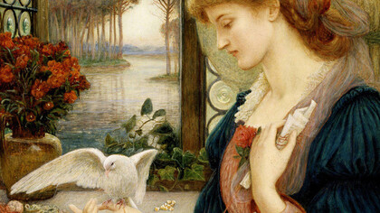 Marie Spartali Stillman, Loveʼs Messenger, c. 1885