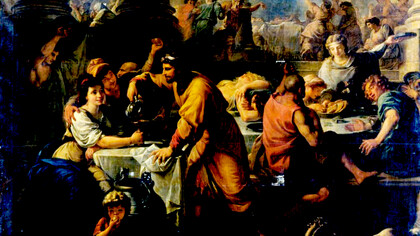 «Saturnalia» (1783), detalle, Antoine Callet