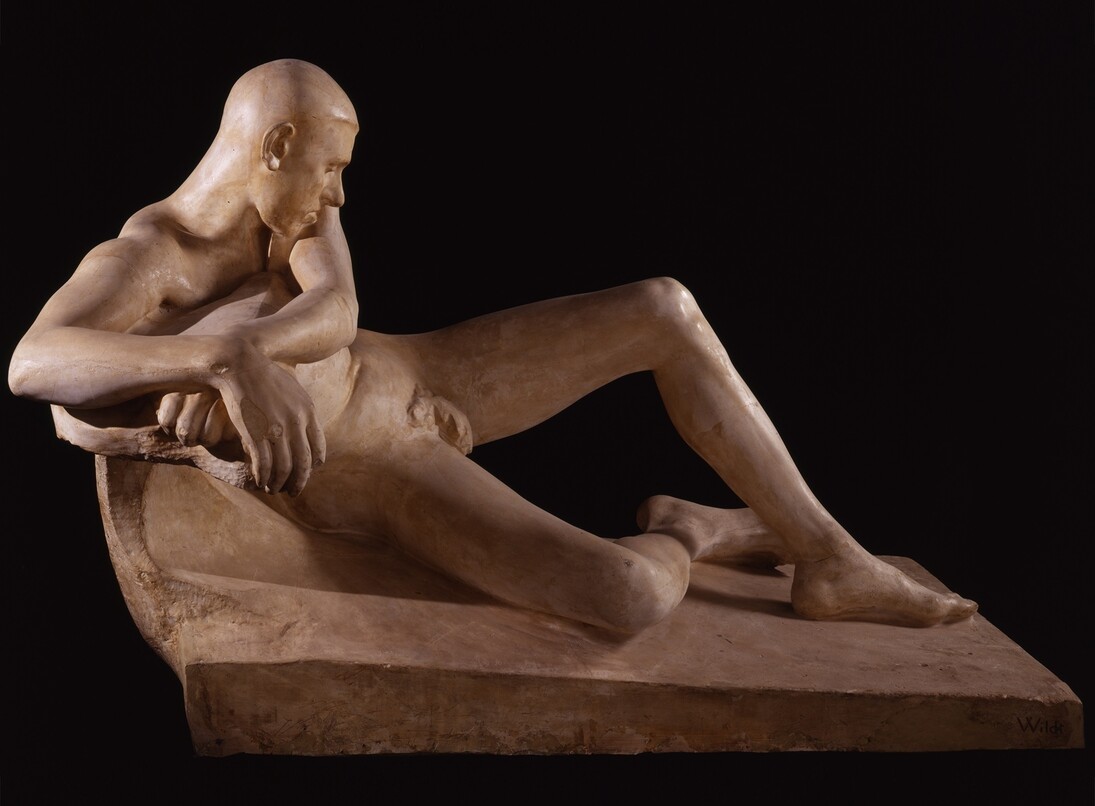 Adolfo Wildt, L’Homme qui se tait (Uomo che tace), 1899, Plâtre, 109 x 123,5 x 165 cm, Venise, Fondazione Musei Civici di Venezia, Galleria Internazionale d’Arte Moderna di Ca’ Pesaro, 2015 © Photo Archive – Fondazione Musei Civici di Venezia