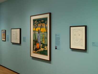 Matisse and Martinique: portraits and poetry, exhibition view. Courtesy of BMA