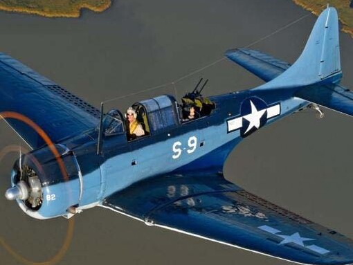 Douglas SBD Dauntless. Courtesy of Lone Star Flight Museum