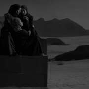 Nick Brandt, Rakan sisters in moonlight. Courtesy of Gilman Contemporary