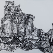 Kevork Mourad, After the quake (detail), 2019. Courtesy of Leila Heller Gallery