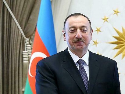 Il presidente azero Ilham Aliyev