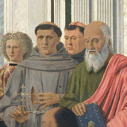 Piero della Francesca, Pala di Brera, particolare