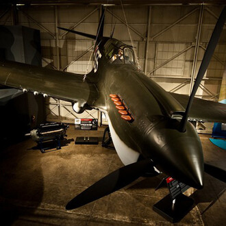 Curtiss P-40E Warhawk. Courtesy of Pearl Harbor Aviation Museum