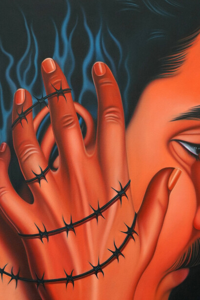 Madeline Brice, Sharp things that make pulp of your heart. Courtesy of Good Mother Gallery