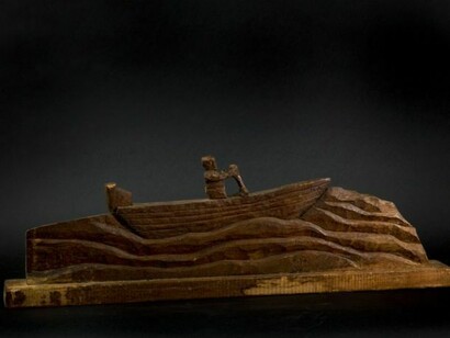 Albert Hoffman, The Tabernacle, c. 1974, mahogany, 39 x 15 x 16 inches (99.1 x 38.1 x 40.6 cm)