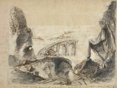 Set design for Richard III, 1772, Philippe James de Loutherberg, © Victoria and Albert Museum, London