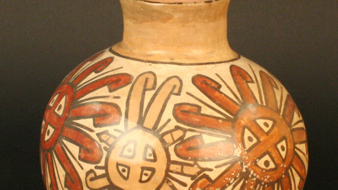 Cántaro
Materiales: Cerámica
Intermedio Temprano 100a.C.- 700 d.C.
Medidas: 153mm de alto