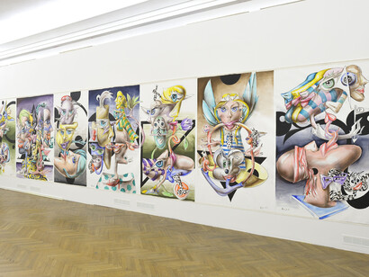Nikolay Panayotov, Lunatically, exhibition view. Courtesy of the National Gallery