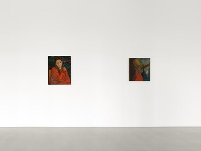 Constantin Nitsche, Les mains, exhibition view. Courtesy of Xavier Hufkens