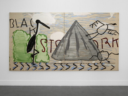 Yellow Sax, Exhibition view. Courtesy of Brand New Gallery