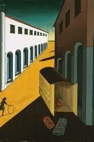 Melanconia di una strada, Giorgio De Chirico