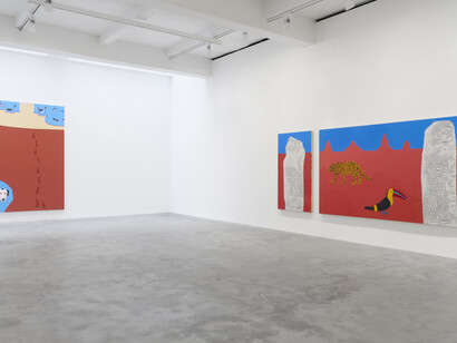 Joan Brown, The golden age, exhibition view. Courtesy of Matthew Marks Gallery