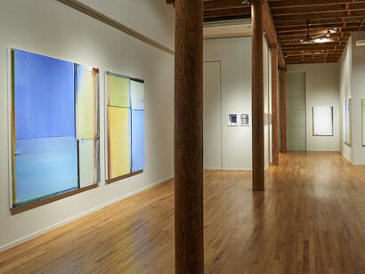 Installation view of “Juan Iribarren. Walls, Windows, and Nocturnes” at Cecilia de Torres, Ltd., New York, 2018. Photo by Arturo Sanchez. Courtesy of Cecilia de Torres, Ltd.