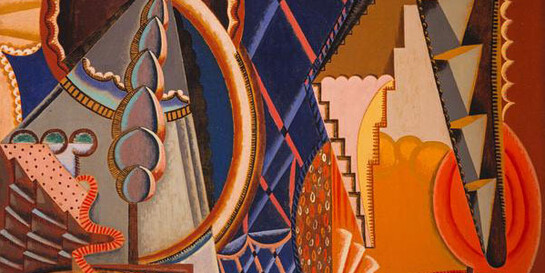 Auguste Herbin, Composition (Paysage à Céret) [Composition (Landscape at Céret)]
