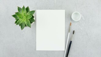 Tela branca: ter diante de si um papel em branco é começar algo novo