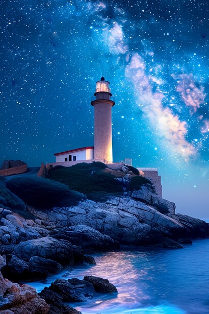 Riconoscere un faro in prua alla barca, di notte, è un’esperienza indimenticabile, un momento di dialogo fra il faro e il timoniere  