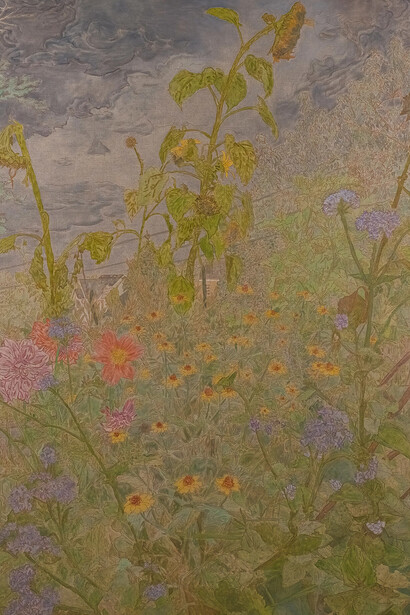 Hayley Barker, Tessa's garden, 2024. Courtesy of Ingleby Gallery