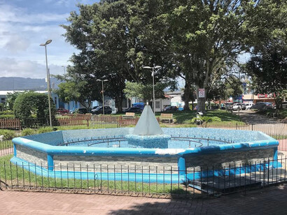 Fuente del Parque de Paraíso, ahora seca