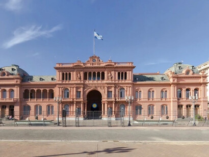 La Casa Rosada es la sede del Poder Ejecutivo de la República Argentina