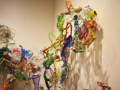 Artists and sense of place residency. Flying horses, exhibition view. Courtesy of Ogden Museum of Southern Art