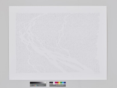 Alain Huck
Darkness of Heart 0°39'N 18°29’E (10), 2017-2018
Graphite on paper, framed
92 x 122 cm