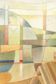 Cloudburst, watercolour, 16 x 12 cm, Mark Weighton, 2026