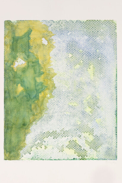 Bevan de Wet, Field VIII (Grids and traces), 2025. Courtesy of David Krut Projects