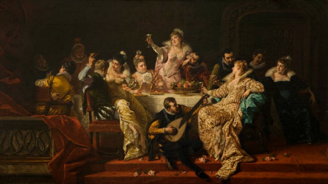 Władysław Bakałowicz, Banchetto Rinascimentale, 1883