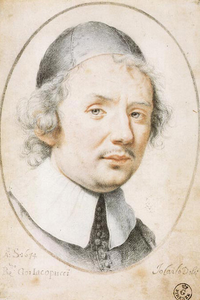 Carlo Dolci, Ritratto di Giovanni Iacopucci, Firenze, Gabinetto Disegni e Stampe degli Uffizi