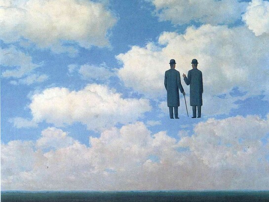 René Magritte, El reconocimiento infinito (detalle), 1963
