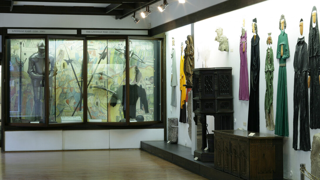 Riga history. Riga as part of Livonia (13th–16th cent.), exhibition view. Courtesy of Museum of the History of Riga and Navigation