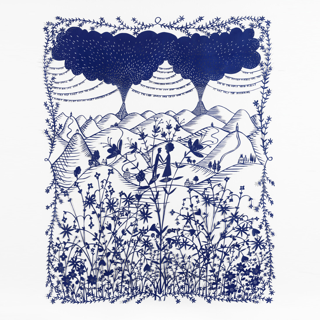 Rob Ryan, It Was Only The Beginning, papercut, 2013 © and Courtesy the artist 
