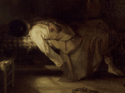 El mismo tema visto por Alexandre-Gabriel Decamps (1803-1860)