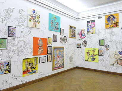 Nikolay Panayotov, Lunatically, exhibition view. Courtesy of the National Gallery