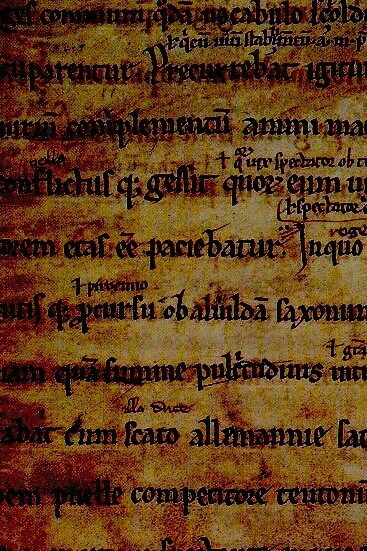 Detalle de la página de un libro antiguo 
