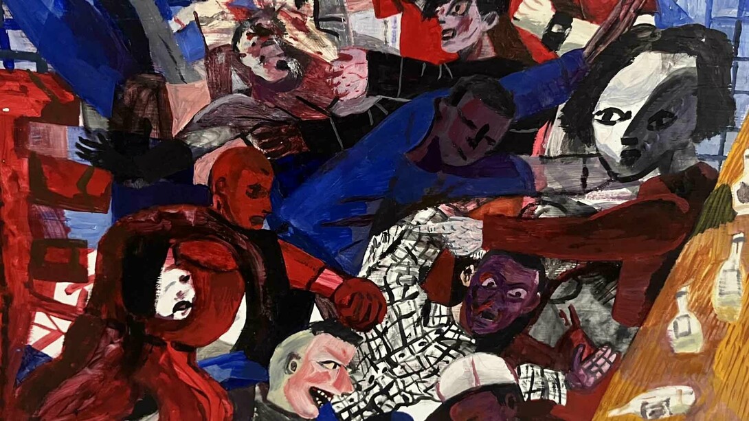 Gregory Rick, Dancing to the polls (detail), 2026. Courtesy of Johansson Projects