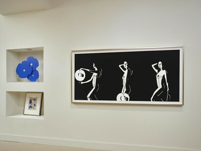 New York Pop Art: Works on Paper, Exhibition view. Courtesy of Meyerovich Gallery